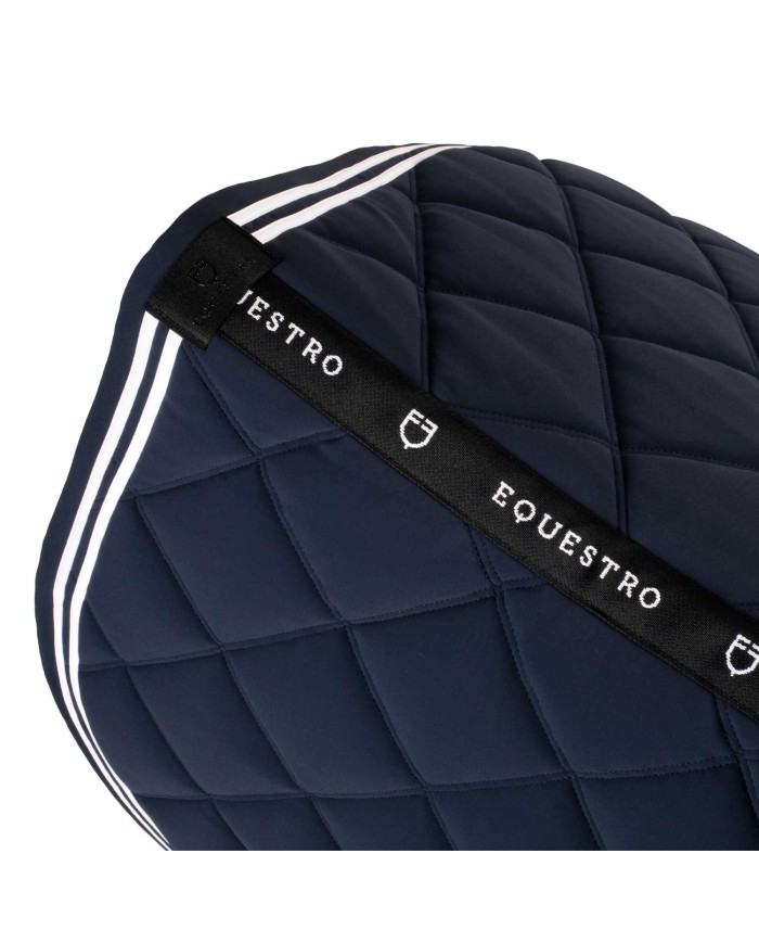 DOUBLE STRIPES QUILTING JUMPING SADDLE PAD