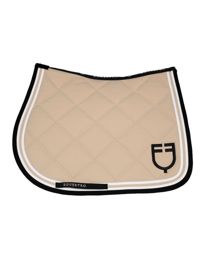 DOUBLE STRIPES QUILTING JUMPING SADDLE PAD