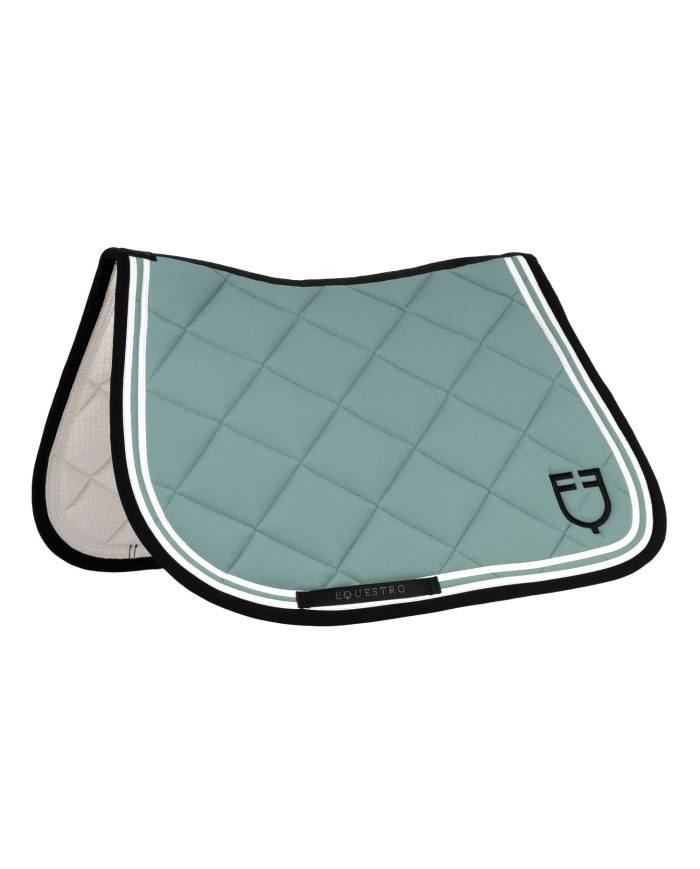 DOUBLE STRIPES QUILTING JUMPING SADDLE PAD