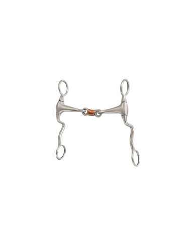 MORSO WESTERN ALLUMINIO C/GIOCO-LINGUA RAME METALAB MORSO WESTERN ALLUMINIO C/GIOCO-LINGUA RAME METALAB