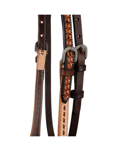 TESTIERA WESTERN FUTURITY BICOLORE TESTIERA WESTERN FUTURITY BICOLORE