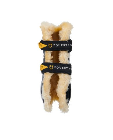 Paratendini in poliuretano con agnellino sintetico Paratendini in poliuretano con agnellino sintetico