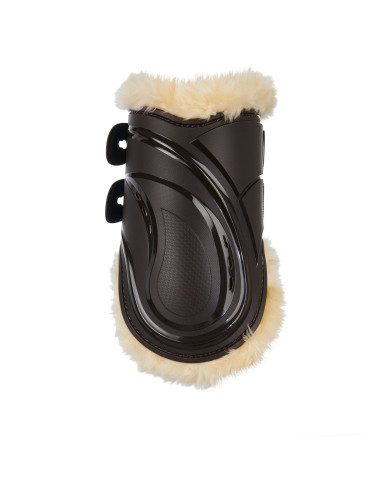 Paranocche in poliuretano con agnellino sintetico Paranocche in poliuretano con agnellino sintetico