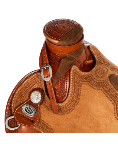 Sella Westwood wade doppia gonna quilted seat flower 6 border 77 cognac reverse natural Sella Westwood wade doppia gonna quilted seat flower 6 border 77 cognac reverse natural