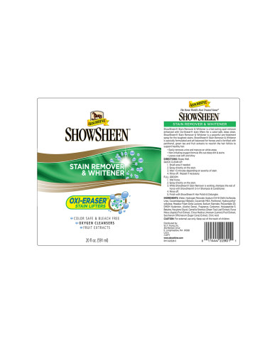 SHOWSHEEN STAIN REMOVER & WHITENER (591 ML) SHOWSHEEN STAIN REMOVER & WHITENER (591 ML)