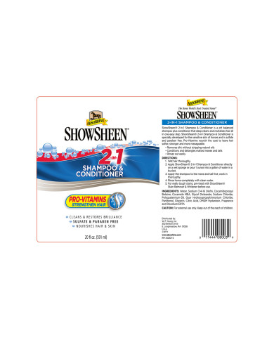 SHOWSHEEN SHAMPOO & CONDITIONER (591 ML) SHOWSHEEN SHAMPOO & CONDITIONER (591 ML)