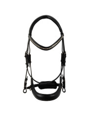 SUNSET BITLESS NOSEBAND SOFT ANATOMIC LEATHER BRIDLE