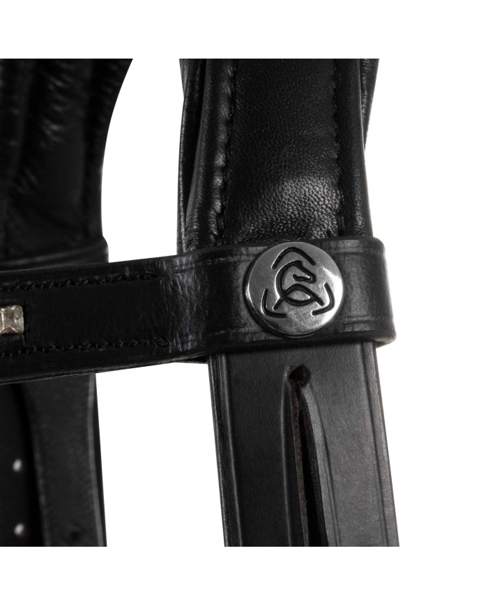 SUNSET BITLESS NOSEBAND SOFT ANATOMIC LEATHER BRIDLE