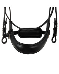 SUNSET BITLESS NOSEBAND SOFT ANATOMIC LEATHER BRIDLE