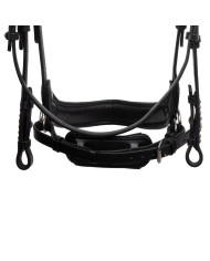 SUNSET BITLESS NOSEBAND SOFT ANATOMIC LEATHER BRIDLE