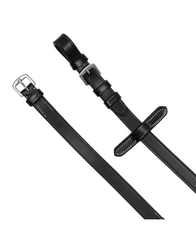 SOLID LETTERING GRIP RUBBER REINS SILVER FITTING SOLID LETTERING GRIP RUBBER REINS SILVER FITTING