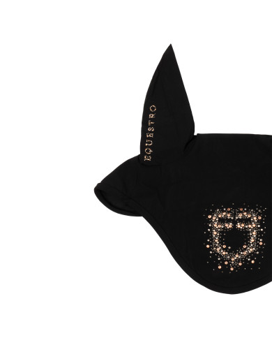Cuffietta in tessuto tecnico con logo glitter Cuffietta in tessuto tecnico con logo glitter