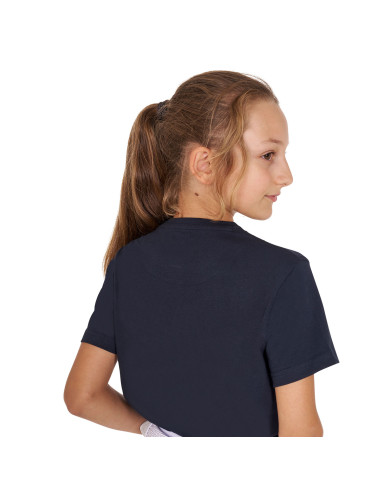 T-shirt bambina slim fit stampa logo multicolore T-shirt bambina slim fit stampa logo multicolore