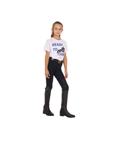 T-shirt da bambina in cotone Ready To Jump T-shirt da bambina in cotone Ready To Jump