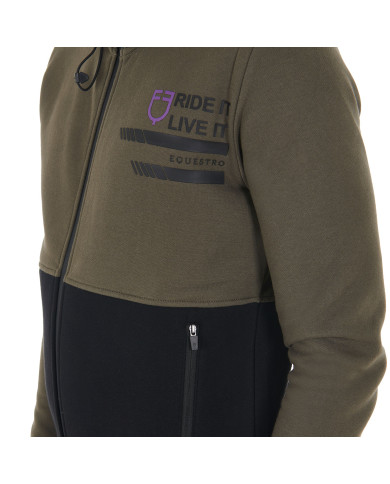 Felpa uomo con cappuccio e pile interno Felpa uomo con cappuccio e pile interno