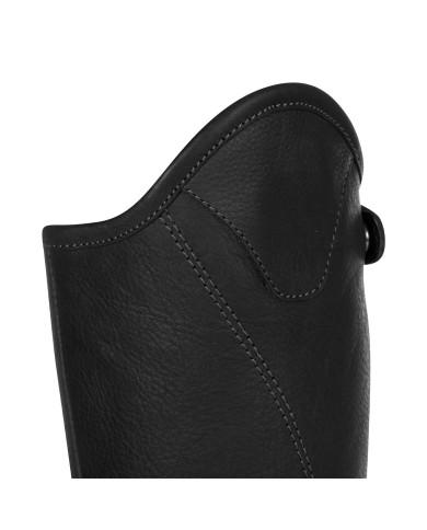Ghette unisex in morbido cuoio con cerniera laterale Ghette unisex in morbido cuoio con cerniera laterale