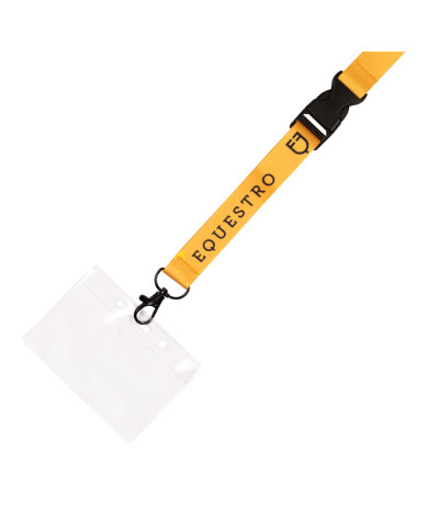 PORTA BADGE CON CORDINO LOGO EQUESTRO PORTA BADGE CON CORDINO LOGO EQUESTRO