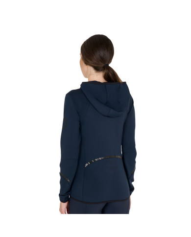 Felpa tecnica da donna in jersey con zip Felpa tecnica da donna in jersey con zip