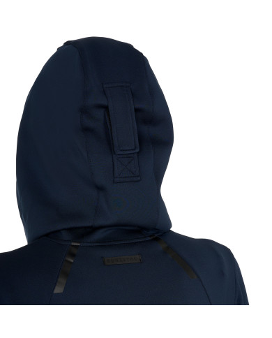 Felpa tecnica da donna in jersey con zip