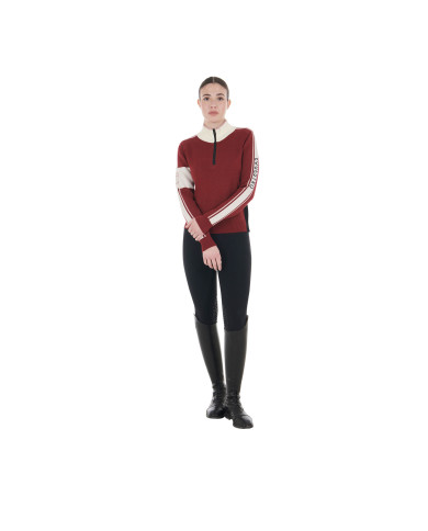 Maglione da donna a collo alto con zip Maglione da donna a collo alto con zip
