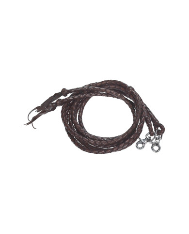 REDINI CUOIO INTRECCIATO C/MOSCHETTONI REDINI CUOIO INTRECCIATO C/MOSCHETTONI