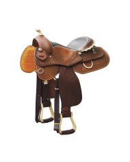 SELLA REINER DENVER MODELLO CLASSIC SQUARE RAWHIDE