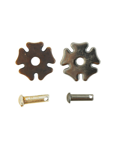 COPPIA ROTELLE SPERONI C/RIVETTI 303 COPPIA ROTELLE SPERONI C/RIVETTI 303