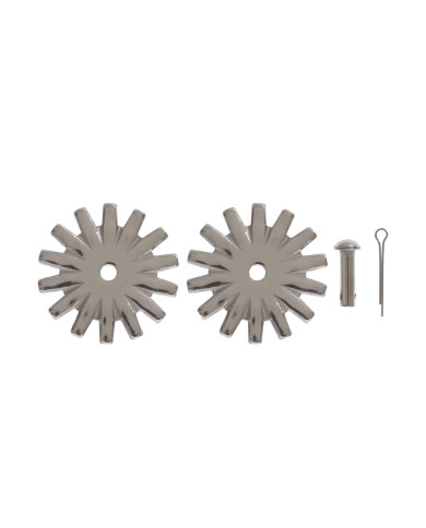 COPPIA ROTELLE SPERONI C/RIVETTI 303B COPPIA ROTELLE SPERONI C/RIVETTI 303B