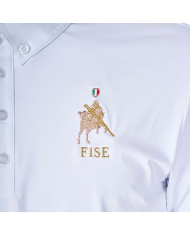 MEN'S COMPETITION POLO SS FLAG BUTTONS EQUESTROxFISE MEN'S COMPETITION POLO SS FLAG BUTTONS EQUESTROxFISE