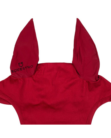 Cuffietta in cotone con orecchie elasticizzate Cuffietta in cotone con orecchie elasticizzate
