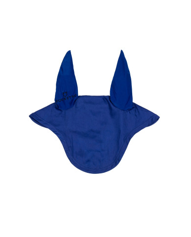 Cuffietta pony in cotone con orecchie elasticizzate Cuffietta pony in cotone con orecchie elasticizzate