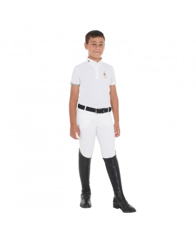 BOY'S COMPETITION POLO SS FLAG EQUESTROxFISE BOY'S COMPETITION POLO SS FLAG EQUESTROxFISE
