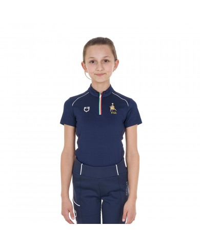 KID'S TECHNICAL TRAINING POLO SS ZIP EQUESTROxFISE KID'S TECHNICAL TRAINING POLO SS ZIP EQUESTROxFISE