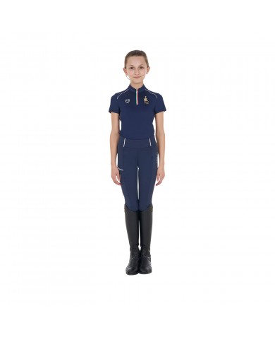 KID'S TECHNICAL TRAINING POLO SS ZIP EQUESTROxFISE KID'S TECHNICAL TRAINING POLO SS ZIP EQUESTROxFISE