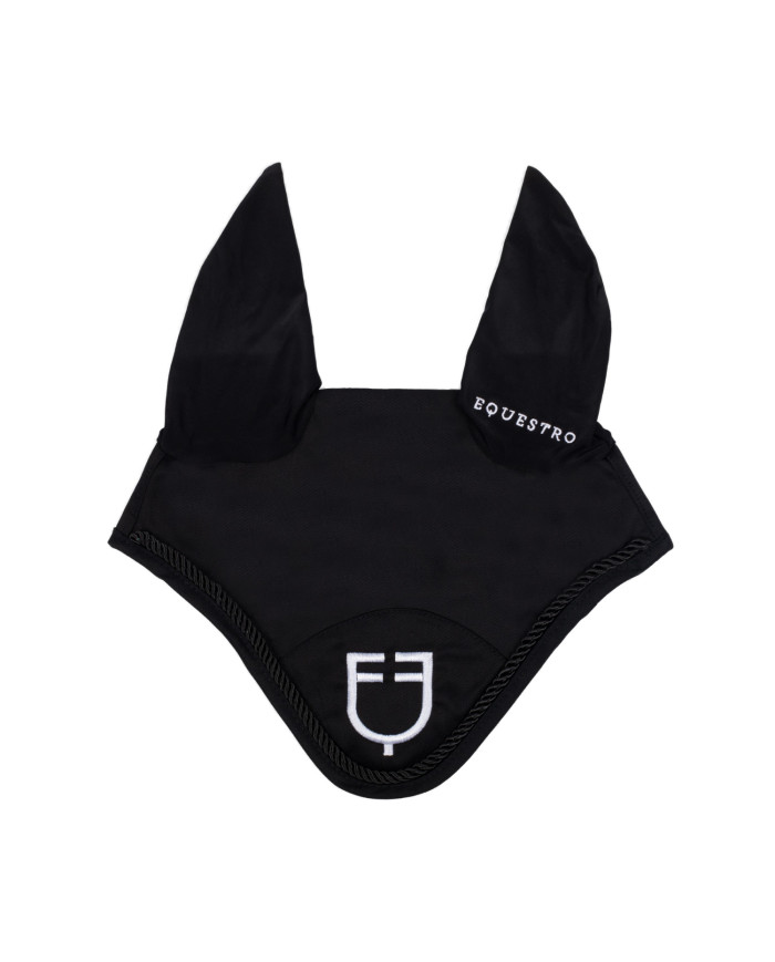 Cuffietta in cotone con logo centrale Cuffietta in cotone con logo centrale