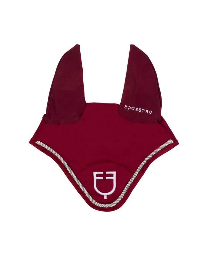 Cuffietta in cotone con logo centrale Cuffietta in cotone con logo centrale