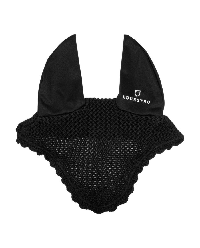Cuffietta in maglia con orecchie elasticizzate Cuffietta in maglia con orecchie elasticizzate