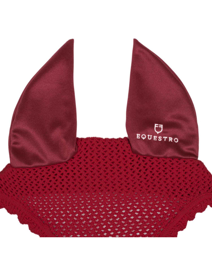 Cuffietta in maglia con orecchie elasticizzate Cuffietta in maglia con orecchie elasticizzate