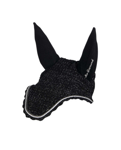 Cuffietta in cotone con cordura e brilllantini Cuffietta in cotone con cordura e brilllantini