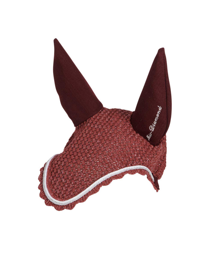 Cuffietta in cotone con cordura e brilllantini Cuffietta in cotone con cordura e brilllantini