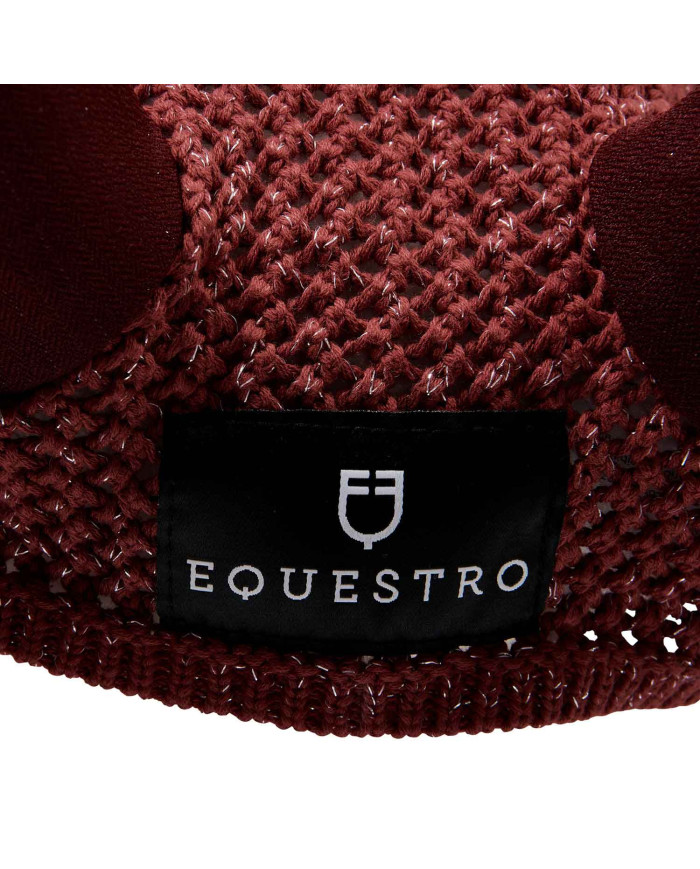 Cuffietta in cotone con cordura e brilllantini Cuffietta in cotone con cordura e brilllantini