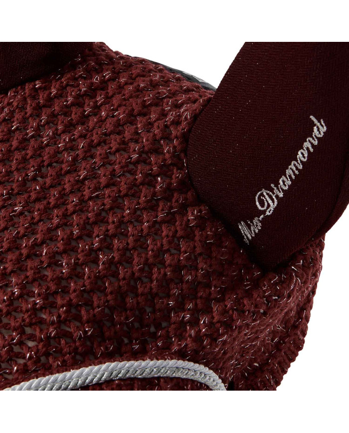 Cuffietta in cotone con cordura e brilllantini Cuffietta in cotone con cordura e brilllantini