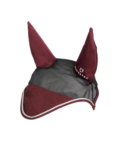 Cuffietta cavallo in cotone e tessuto mesh traforato Cuffietta cavallo in cotone e tessuto mesh traforato