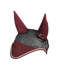 Cuffietta cavallo in cotone e tessuto mesh traforato Cuffietta cavallo in cotone e tessuto mesh traforato