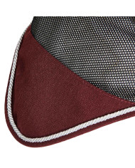 Cuffietta cavallo in cotone e tessuto mesh traforato Cuffietta cavallo in cotone e tessuto mesh traforato