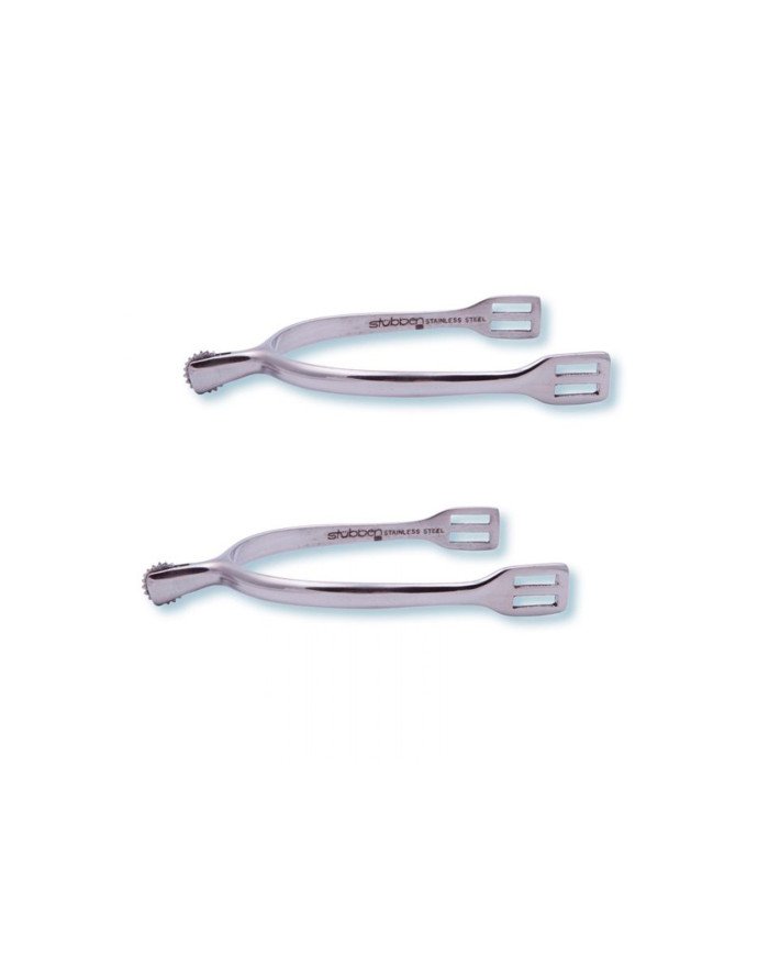 STUBBEN MENS GERMAN SPURS, 20MM, TOOTHED ROWEL  (1 PAIR)