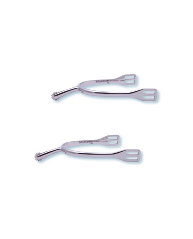 STUBBEN LADIES GERMAN SPURS, 30MM, TOOTHED ROWEL (1 PAIR) STUBBEN LADIES GERMAN SPURS, 30MM, TOOTHED ROWEL (1 PAIR)