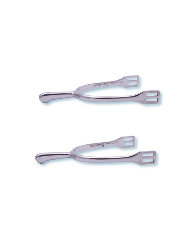 STUBBEN SPECIAL DRESSAGE SPURS, 45MM, NO ROWEL  (1 PAIR) STUBBEN SPECIAL DRESSAGE SPURS, 45MM, NO ROWEL  (1 PAIR)