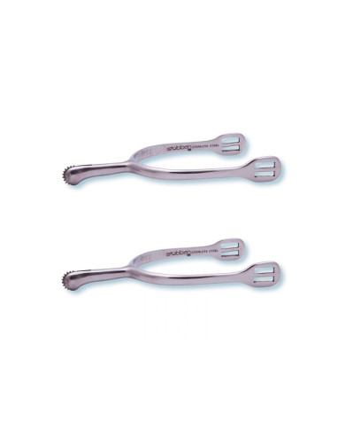 STUBBEN SPECIAL DRESSAGE SPURS, 45MM, TOOTHED ROWEL  (1 PAIR) STUBBEN SPECIAL DRESSAGE SPURS, 45MM, TOOTHED ROWEL  (1 PAIR)