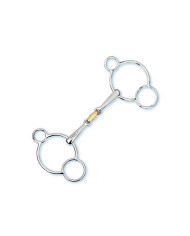 STUBBEN 3 RING GAG, THICKNESS 18MM, RING 70X130MM (1 PC) STUBBEN 3 RING GAG, THICKNESS 18MM, RING 70X130MM (1 PC)